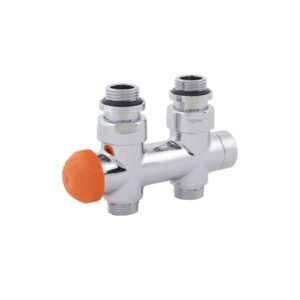 HERZ-TS-3000 serie DE LUXE valvola termostatica per impianti bitubo con preregolazione visibile