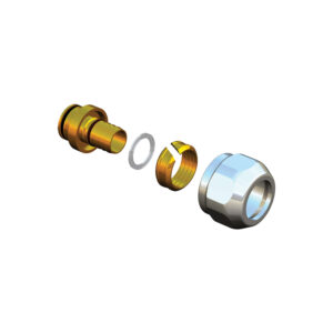 Herz Raccordo a compressione M 22x1,5 per valvole serie De Luxe per tubi multistrato