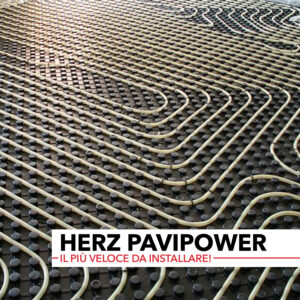 Herzitalia.it | Esempio installazione Herz PaviPower il sistema radiante Herz più veloce da installare